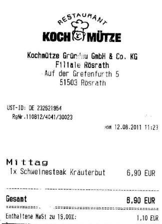 scmz Hffner Kochmtze Restaurant